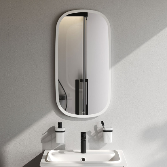 Зеркало AM.PM Func 45 M8FMOX0451WGH с подсветкой с ИК-сенсорным выключателем Зеркало AM.PM Func 45 M8FMOX0451WGH с подсветкой с ИК-сенсорным выключателем