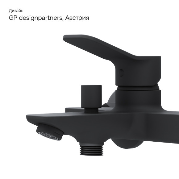 Смеситель для ванны AM.PM X-Joy F85A10022 Черный матовый Смеситель для ванны AM.PM X-Joy F85A10022 Черный матовый