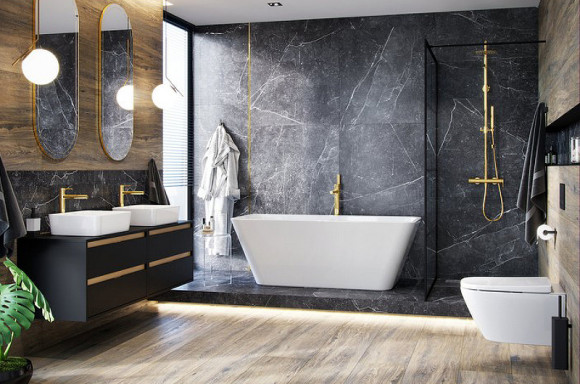 Смеситель для раковины Excellent Pi Arex AREX.1202GL Золото