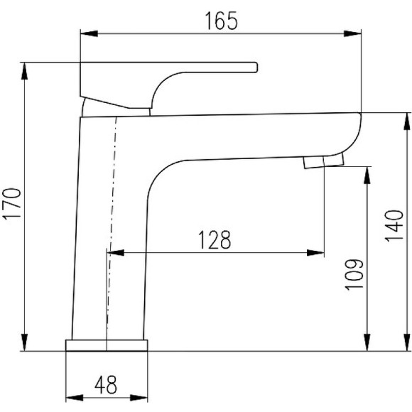 Смеситель для раковины Rav Slezak Yukon YU128.5CMAT Черный матовый Смеситель для раковины Rav Slezak Yukon YU128.5CMAT Черный матовый