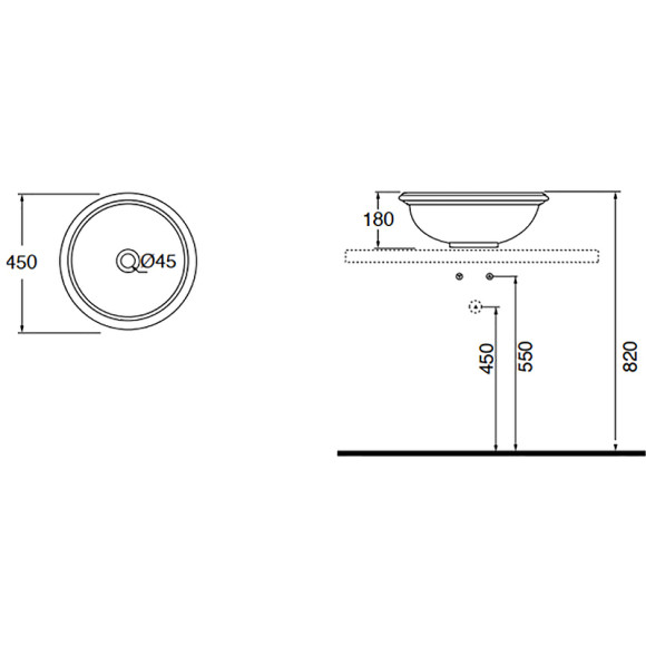 Раковина-чаша Azzurra Jubilaeum 45 JULA04518000BI/(JUB50/APP bi)*0 Белая Раковина-чаша Azzurra Jubilaeum 45 JULA04518000BI/(JUB50/APP bi)*0 Белая
