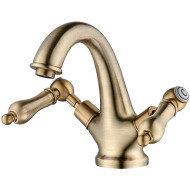 Смеситель для раковины Caprigo Adria-Classic Metal Edition 03M-520-vot Бронза