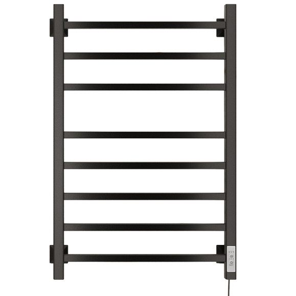 Электрический полотенцесушитель Ника Step-2 80/50 Черный матовый Электрический полотенцесушитель Ника Step-2 80/50 Черный матовый
