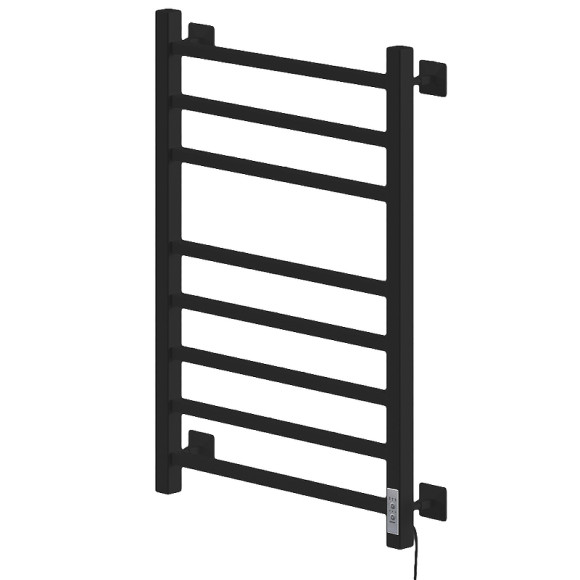 Электрический полотенцесушитель Ника Step-2 80/50 Черный матовый Электрический полотенцесушитель Ника Step-2 80/50 Черный матовый