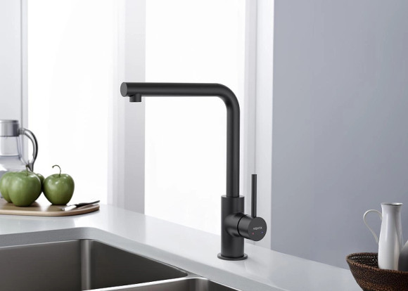 Смеситель для кухни Aquatek Европа AQ1380MB Черный матовый