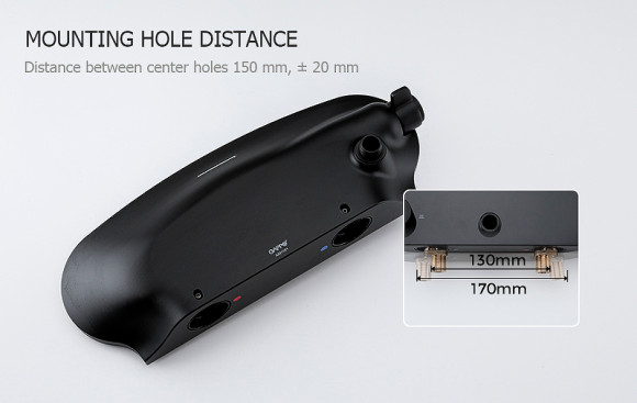 Душевая система Gappo G2495-86 Черная матовая