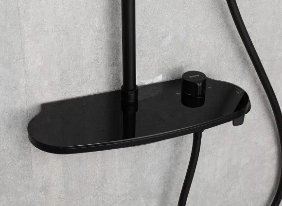 Душевая система Gappo G2495-86 Черная матовая