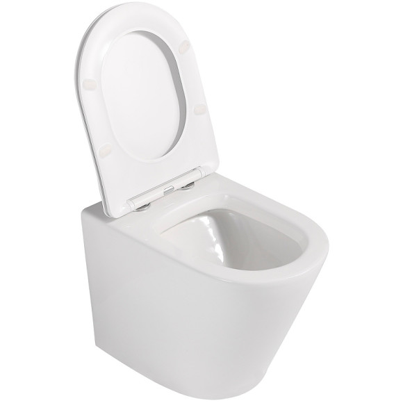 Унитаз Abber Bequem AC1113 приставной с сиденьем Микролифт Унитаз Abber Bequem AC1113 приставной с сиденьем Микролифт