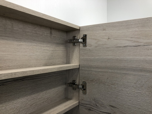 Зеркальный шкаф Comforty Парма 80 00004143489 Дуб дымчатый