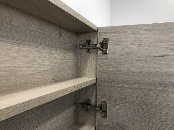 Зеркальный шкаф Comforty Парма 80 00004143489 Дуб дымчатый