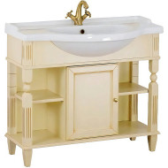 Тумба под раковину Migliore Kantri 96 26677 Бежевая