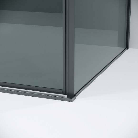 Душевой уголок Grossman Galaxy 110х90 120.K33.01.1190.42.10 профиль Графит сатин стекло тонированное Душевой уголок Grossman Galaxy 110х90 120.K33.01.1190.42.10 профиль Графит сатин стекло тонированное