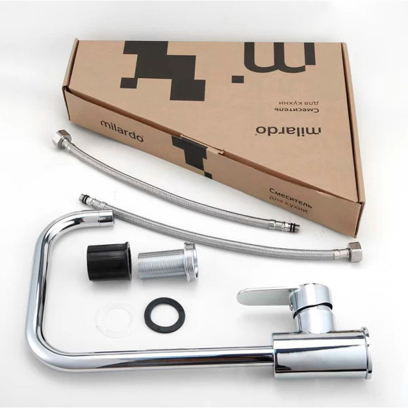 Смеситель для кухни Milardo Poli POLSBL0M05 Хром