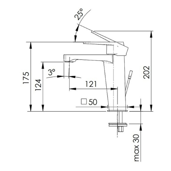 Смеситель для раковины Remer Dream D11 Хром Смеситель для раковины Remer Dream D11 Хром