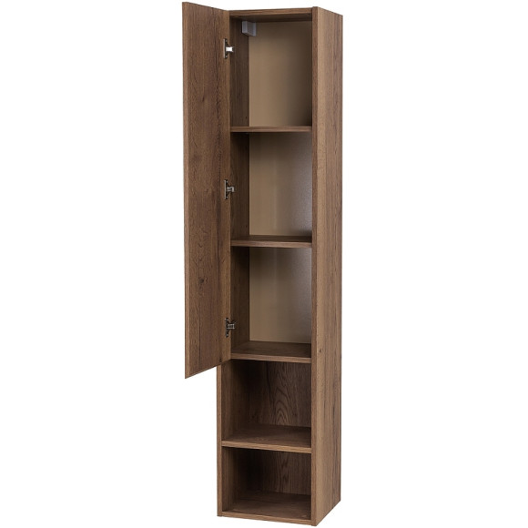 Шкаф пенал BelBagno Kraft 33 L KRAFT-1600-1A-SC-RT-L подвесной Rovere Tabacco Шкаф пенал BelBagno Kraft 33 L KRAFT-1600-1A-SC-RT-L подвесной Rovere Tabacco