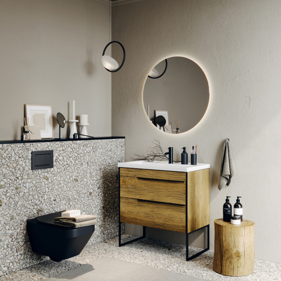 Зеркало Aqwella Moon 60 MOON0206 с подсветкой с бесконтактным выключателем