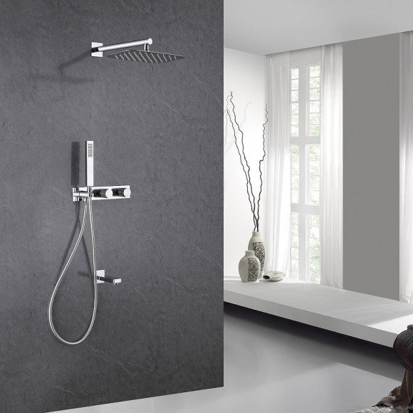 Душевая система Abber Rund AF8717 Хром