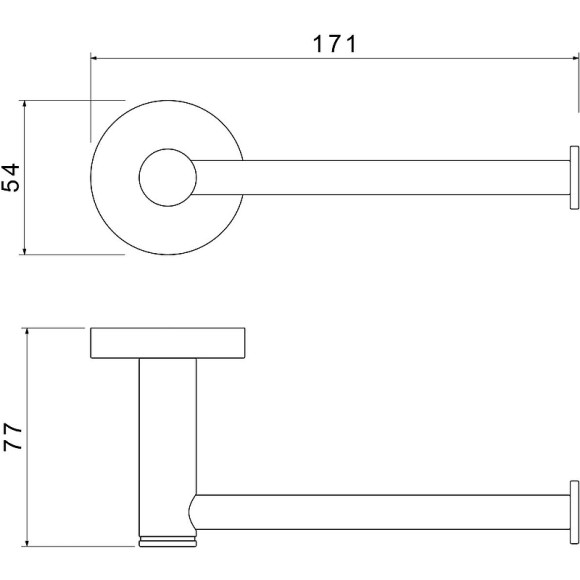 Держатель туалетной бумаги Aquatek Европа AQ4108CR Хром