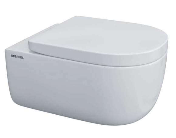 Комплект унитаза с инсталляцией Berges Ego XL 043234 с сиденьем Микролифт и Черной клавишей смыва Комплект унитаза с инсталляцией Berges Ego XL 043234 с сиденьем Микролифт и Черной клавишей смыва