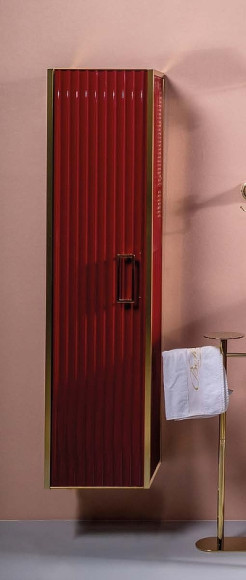 Шкаф пенал Boheme Armadi Art Monaco 35 868-RG подвесной Бордо глянец Золото Шкаф пенал Boheme Armadi Art Monaco 35 868-RG подвесной Бордо глянец Золото