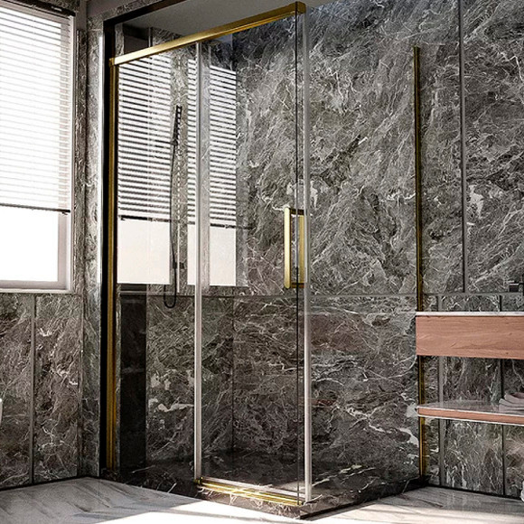 Душевая стенка Veconi Premium Trento SP-40G 90 SP40-G-90-01-C4 профиль Брашированное золото стекло прозрачное Душевая стенка Veconi Premium Trento SP-40G 90 SP40-G-90-01-C4 профиль Брашированное золото стекло прозрачное