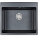 Кухонная мойка Paulmark Kante 60 PM106052-BLM Черный металлик Кухонная мойка Paulmark Kante 60 PM106052-BLM Черный металлик