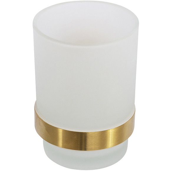 Стакан для зубных щеток Cezares Relax RELAX-TUMS-BORO Брашированное золото