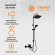 Душевая система Orange Aristo M19-944b Черная Душевая система Orange Aristo M19-944b Черная