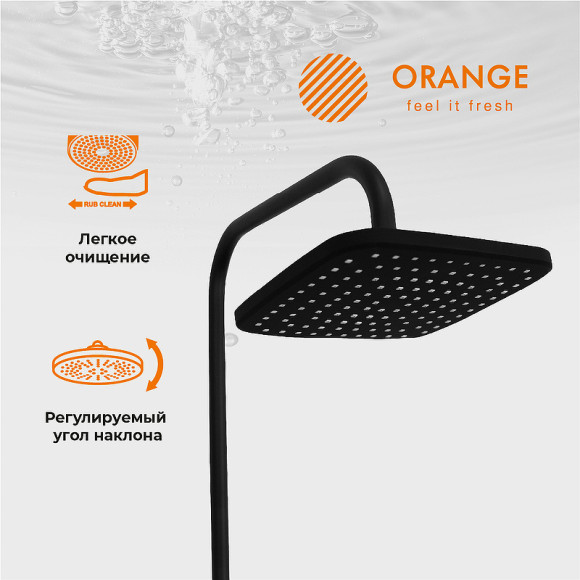 Душевая система Orange Aristo M19-944b Черная Душевая система Orange Aristo M19-944b Черная