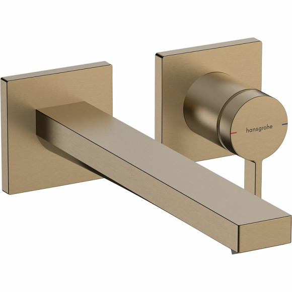 Смеситель для раковины Hansgrohe Tecturis E 73051140 Бронза