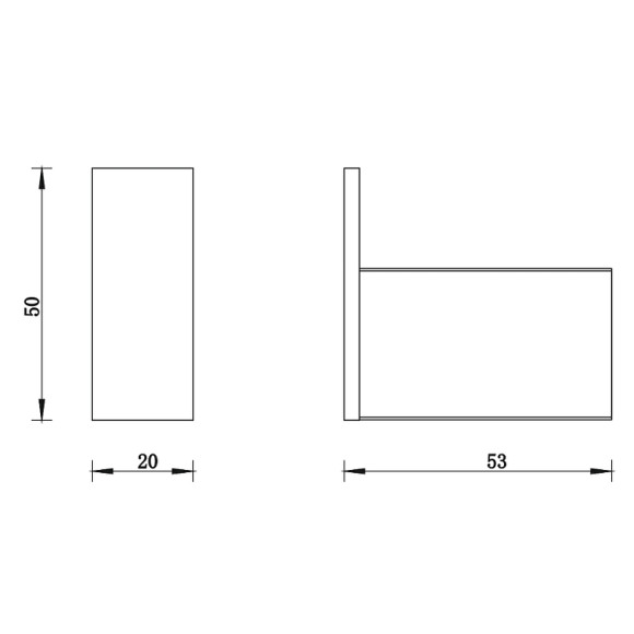 Крючок Whitecross Cubo CU2410CP Медь Крючок Whitecross Cubo CU2410CP Медь