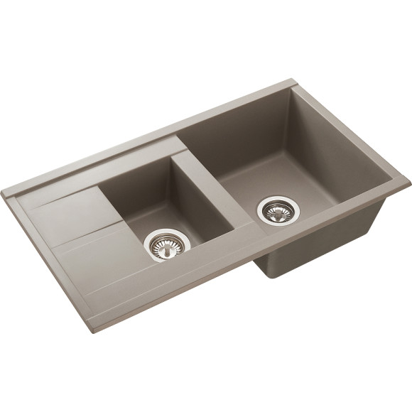 Кухонная мойка Aquaton Делия 87 1A716232DE250 Серый шелк Кухонная мойка Aquaton Делия 87 1A716232DE250 Серый шелк