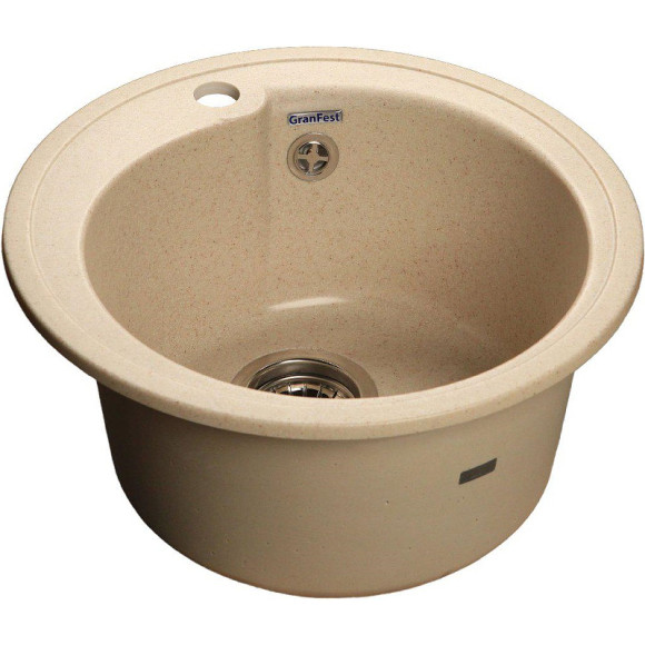 Кухонная мойка GranFest Rondo GF-R450 Бежевая