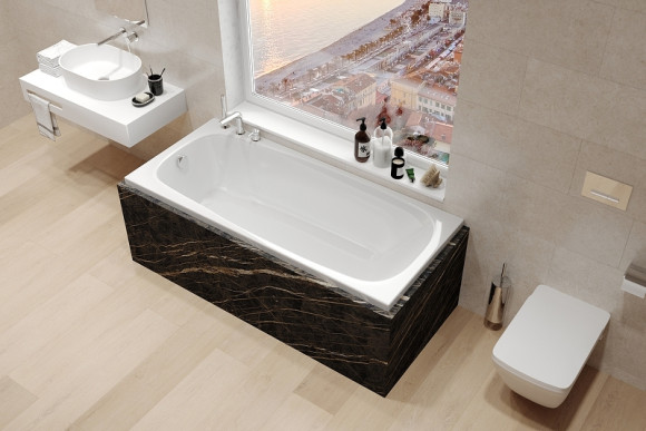 Акриловая ванна Whitecross Layla 180x80 0102.180080.100 без гидромассажа Акриловая ванна Whitecross Layla 180x80 0102.180080.100 без гидромассажа