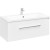 Тумба под раковину Aquaton Мадрид 100 М 1A126901MA010 подвесная Белая