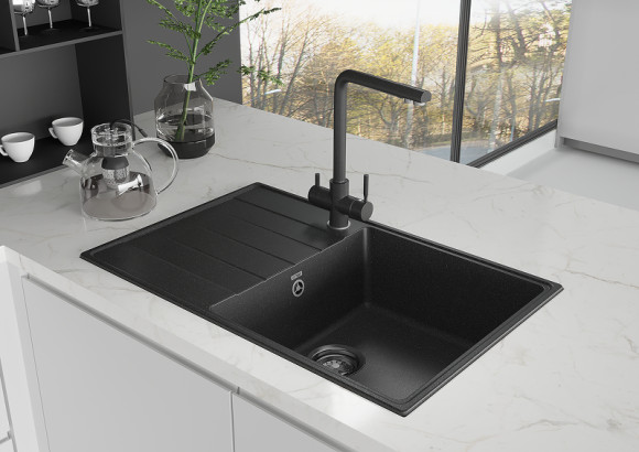 Смеситель для кухни Ulgran Quartz UQ-016-01 Жасмин Смеситель для кухни Ulgran Quartz UQ-016-01 Жасмин