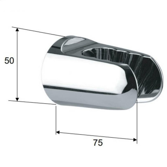 Держатель ручного душа Remer 339R3 Хром Держатель ручного душа Remer 339R3 Хром