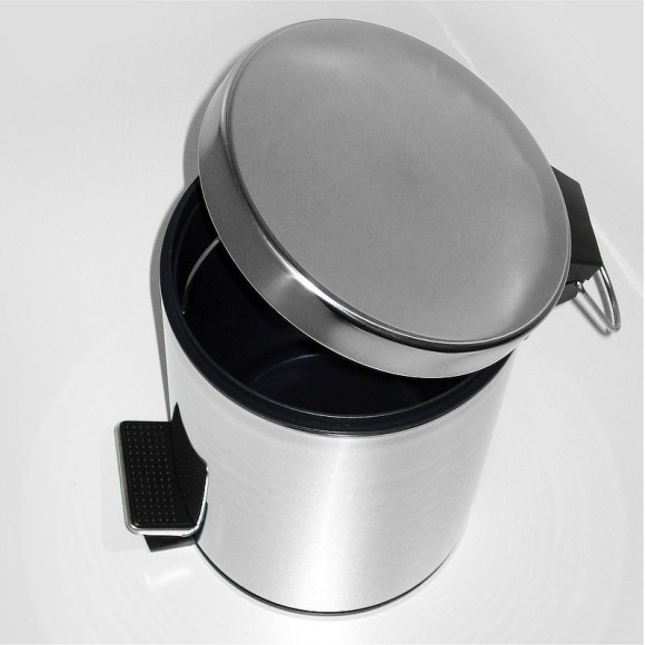 Ведро для мусора WasserKRAFT K-633 Хром Ведро для мусора WasserKRAFT K-633 Хром