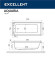 Акриловая ванна Excellent Aquaria 150x70 WAEX.AQU15.SOFT.GL с гидромассажем Акриловая ванна Excellent Aquaria 150x70 WAEX.AQU15.SOFT.GL с гидромассажем