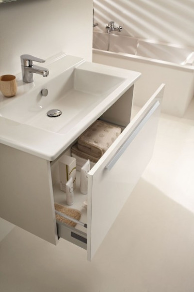 Тумба под раковину Jacob Delafon Struktura 77 EB1285-N18 подвесная Белая