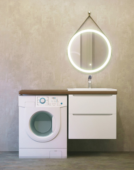 Столешница под раковину Jorno Wood 122 Wood.06.122/DW Темное дерево