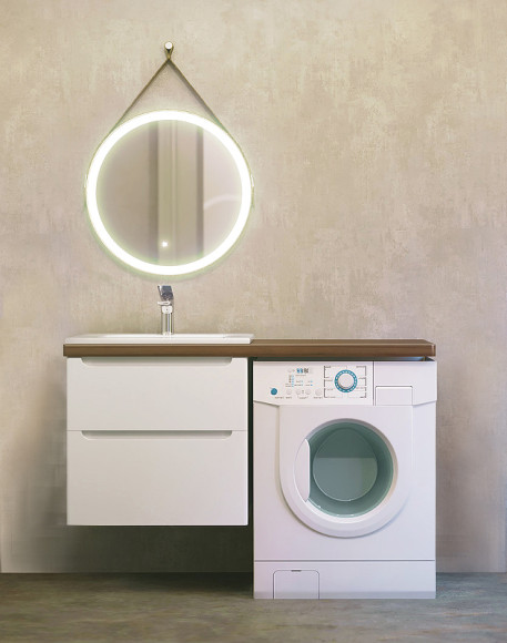 Столешница под раковину Jorno Wood 122 Wood.06.122/DW Темное дерево