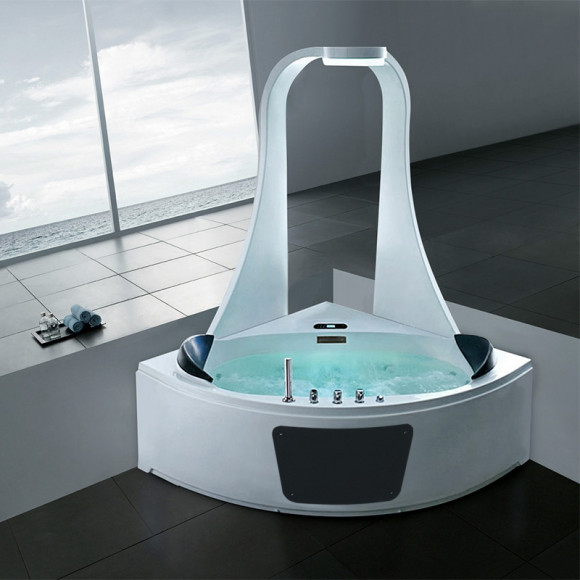 Акриловая ванна Gemy G9069 K 151х151 с гидромассажем Акриловая ванна Gemy G9069 K 151х151 с гидромассажем