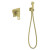 Гигиенический душ со смесителем Timo Briana 7189/17SM Золото матовое