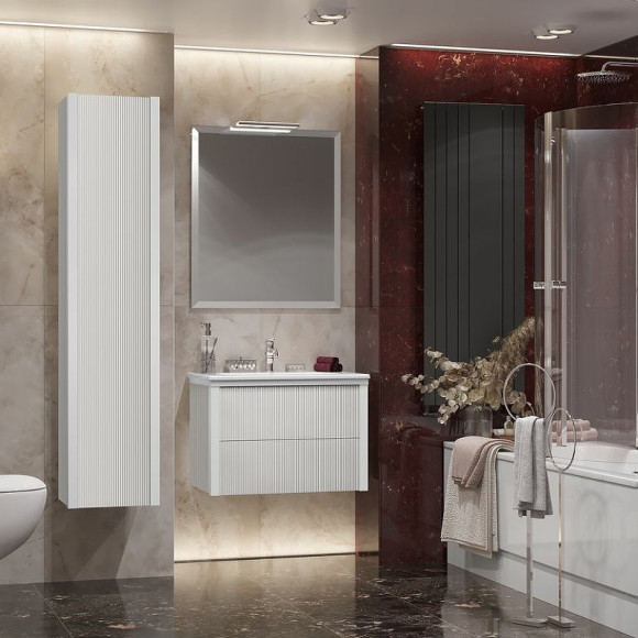 Тумба под раковину Opadiris Рубинно 80 00-00007341 подвесная Белая глянцевая Тумба под раковину Opadiris Рубинно 80 00-00007341 подвесная Белая глянцевая