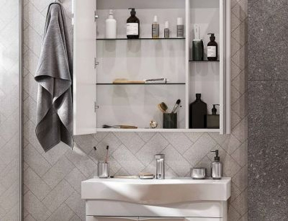 Зеркальный шкаф Aquaton Беверли 80 1A237102BV010 Белый глянец