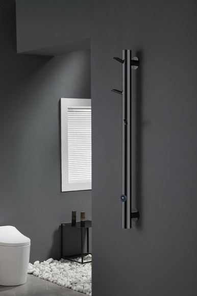 Электрический полотенцесушитель Boheme Uno 724-SGM Антрацит глянец