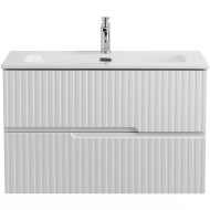 Тумба под раковину Cezares Duet-N 80 DUET-N-800-2C-SO-BL подвесная Bianco Lucido