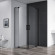Душевой уголок Cezares Slider 80x80 SLIDER-A-2-70/80-C-NERO профиль Черный матовый стекло прозрачное Душевой уголок Cezares Slider 80x80 SLIDER-A-2-70/80-C-NERO профиль Черный матовый стекло прозрачное