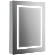 Зеркальный шкаф Aquatek 50 AQ7504-MLC с подсветкой Хром